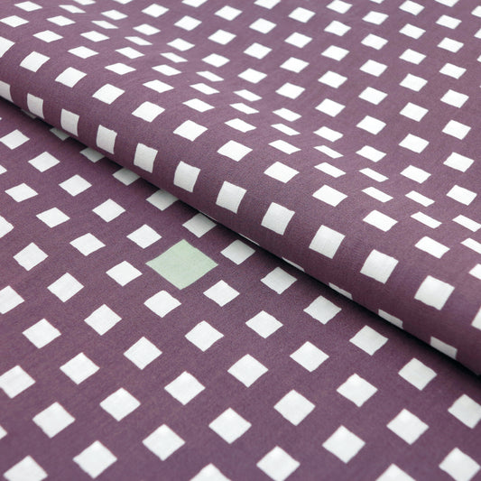 ゆかた 飛石格子〈本紫〉
