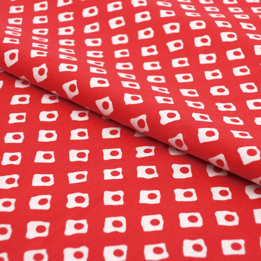 ゆかた 鹿の子〈紅〉