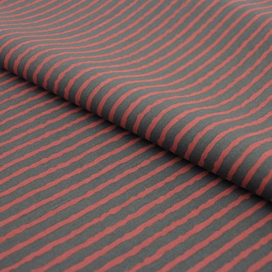 ゆかた ゆらぎ縞〈樺色〉