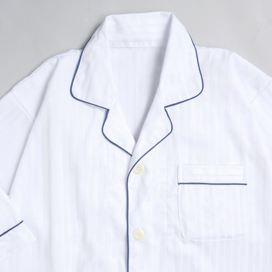 Pajamas_003〈white〉blue piping