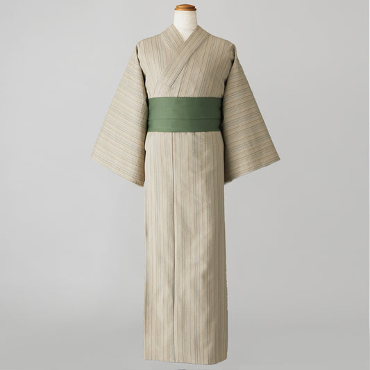 花凛 -織-　先染めしじら織浴衣〈やなぎねず〉