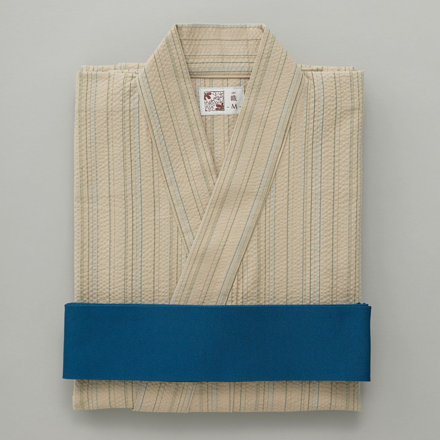 花凛 -織-　先染めしじら織浴衣〈やなぎねず〉