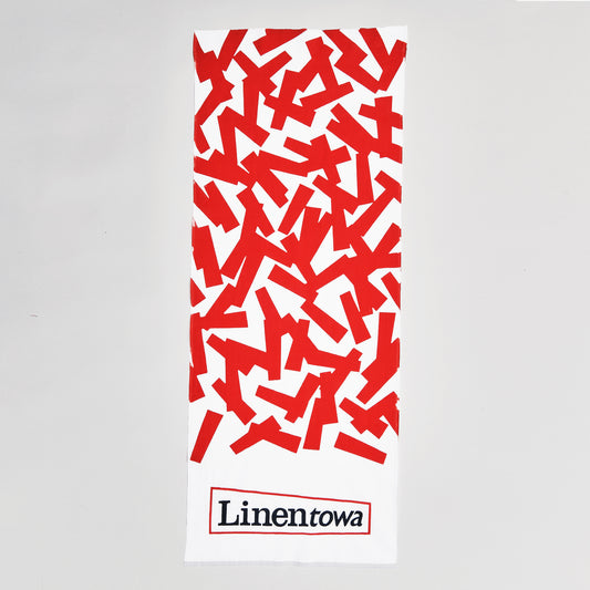 注染手ぬぐい Linentowa ロゴ柄