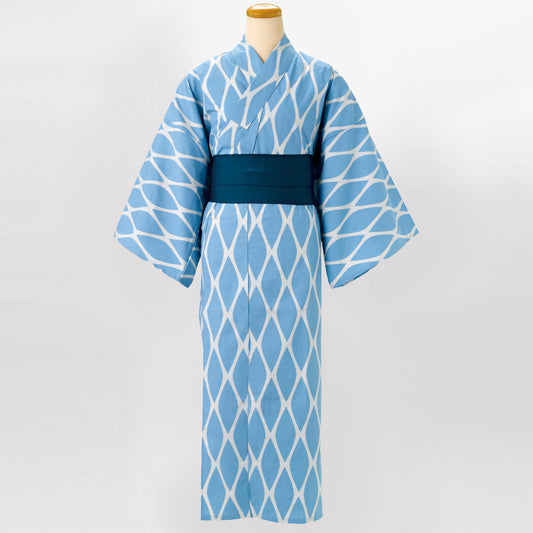 ゆかた  網目格子〈水面〉