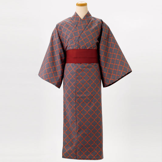 ゆかた 松皮菱〈もみじ〉