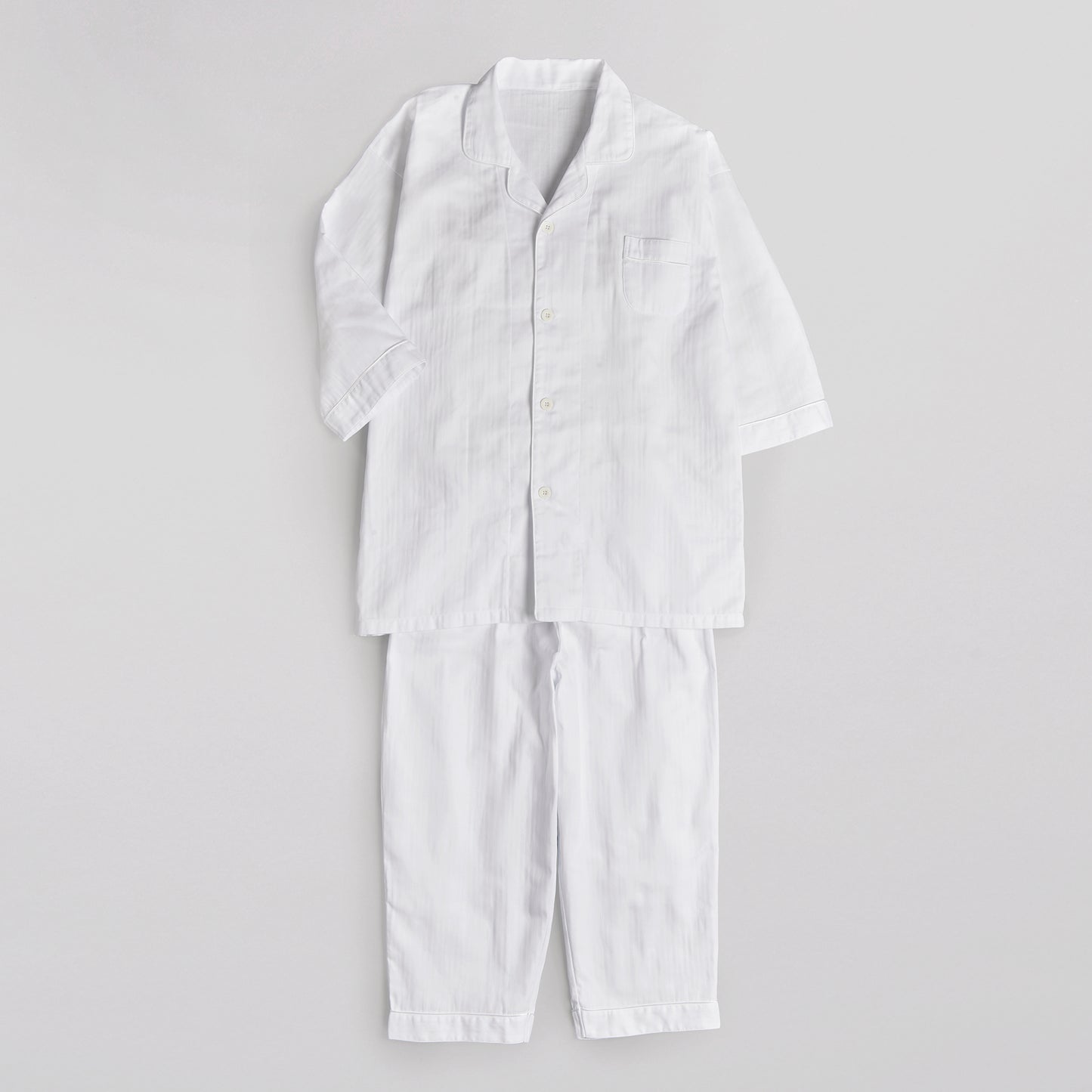 Pajamas_004〈white〉white piping